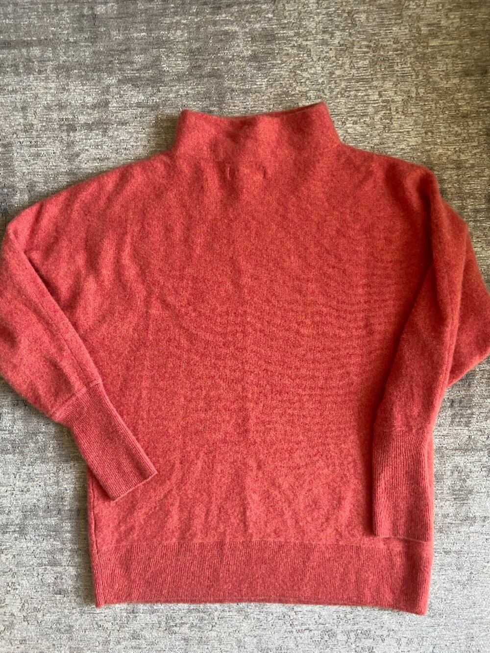 Rachel Zoe 100% Cashmere Mock Neck Dolman Sleeve Sweater Medium